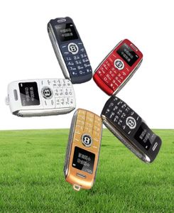 Mini téléphones mobiles déverrouillés Bluetooth Nower Celuar 066 pouces avec des mains Petites téléphones Mot Magic Voice Double Sim Small lest Wilels7158851