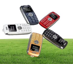 Mini téléphones mobiles déverrouillés Bluetooth Nower Cellulaire 066 pouces avec mains Petits téléphones Magique Magique Dual Sim Small les plus petits câbles7133241