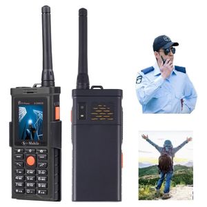 Téléphone portable d'extérieur robuste et résistant aux chocs, déverrouillé, interphone matériel, double carte SIM, talkie-walkie UHF, longue distance, cadran SOS, téléphone portable 2G GSM