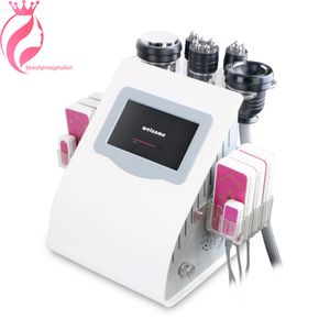 Unoisetion Fashion Slimming 40K Cavitación 2.0 Pérdida de grasa corporal Quadrupolar 3D RF Vacío 650nm Máquina de belleza de salón láser