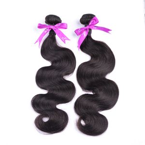 Unprocessed Malaysian Virgin Hair Body Wave 4 Bundles 100g/pcs Cheap Malaysian Body Wave Hair Bundles 100% Raw Human Hair Weave DHL Shipping