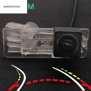 Mise à jour AHD Fisheye Starlight 12LED caméra de recul de voiture à trajectoire dynamique pour Renault Duster 2009-2019/Laguna 2 3 2001-2015/Espace 4 voiture DVR