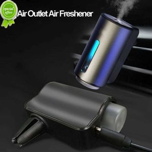 Upgrade Car Air Freshener Spray Perfume Air Vent Fragrance Electric Aroma Car Smell Perfume Reusable Auto Flavoring Diffuser Man Women