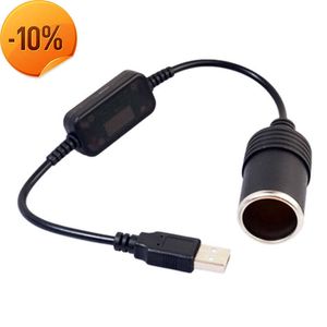 Adaptateur de convertisseur de voiture, 1 pièce, contrôleur filaire, Port USB vers prise allume-cigare 12V, cordon femelle pour Xiaomi Power Bank DVR, mise à niveau