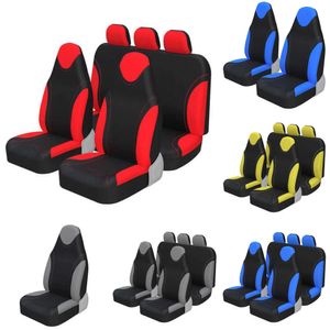 AUTOYOUTH – housse de protection avant universelle pour automobile, mise à niveau, coussins de voiture à dossier haut, siège baquet, style de voiture bleu