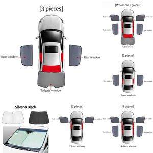 Mise à niveau pour Hyundai Elantra CN7 AVANTE 2021 2022, pare-soleil magnétique de voiture, rideau de pare-brise avant, fenêtre latérale arrière, pare-soleil