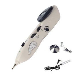 Amélioré Rechargeable Massagem acu stylo Point Détecteur Affichage Numérique électronique acupuncture point d'aiguille stimulateur machine NOUVEAU