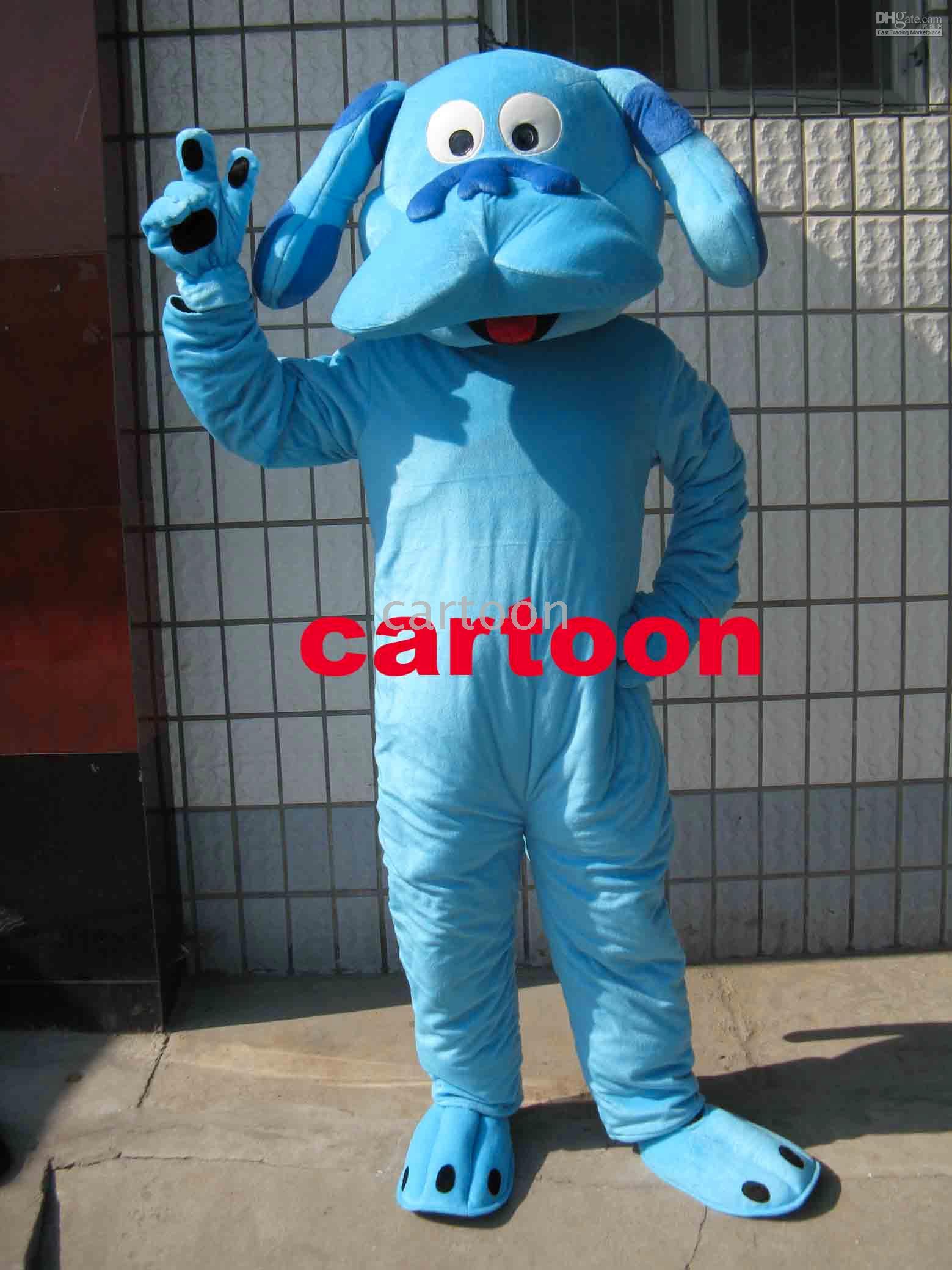 Christmas Blues Clues Mascot Costume Rent Mascot Costumes Mascott