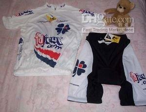 Wholesale NWT 2008 FDJEUX CYCLING JERSEYS AND SHORTS KITS SIZE XL