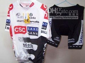 Wholesale NWT 2009 CSC CYCLING JERSEYS+SHORTS KITS SIZE L