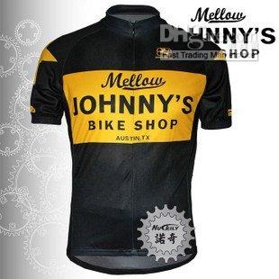 Wholesale JOHNNY＇S Mellow Team Bike Bicycle Cycling Jersey Only