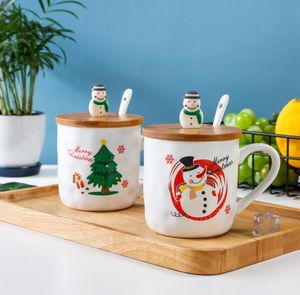 Tazas de UPS Taza de cerámica para beber Agua decorativa de Navidad Decoración de escritorio Entrega directa Hogar Jardín Cocina Comedor Bar Jardín RRA523