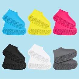 UPS Couvre-chaussures imperméables en silicone pour bottes de pluie - Couvre-chaussures résistants à l'eau - Unisexe - Antidérapants - Résistants à l'usure - Réutilisables pour l'intérieur et l'extérieur - Protections de chaussures pour jours de pluie