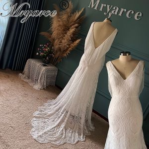 Robes urbaines Sexy Mryarce Boho Hippie robe de mariée Stretch dentelle sans manches dos ouvert robes de mariée avec franges 230828