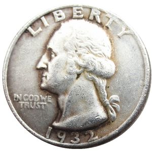 US 1932 P/D/S Washington Quarter Dollars Silver Plated Copy Coin