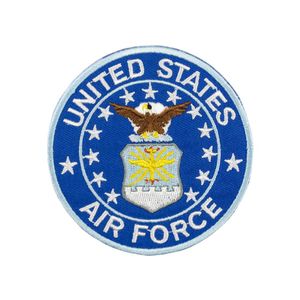 US Air Army broderie fer sur patchs pour vêtements militaire aigle décoration moral gilet veste Force accessoires personnalisé Badges280A