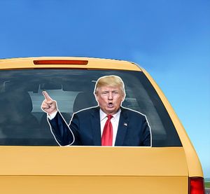 Élections présidentielles américaines Autocollants de voiture Biden Sticker Windshield Sticker Trump Car autocollants American Presidential Election Wiper Stickers VT8779676