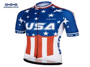 USA Navy International Men Cycles Jersey Nouveau Sport américain Dirt Outdoor Bike Uniforme à manches courtes Pro Team Vêtements de vélo Wear4534615