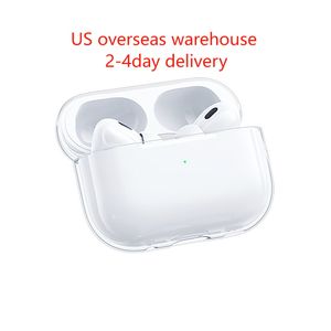 USA Stock pour Airpods pro 2 2ème Airpods 3 Max écouteurs accessoires pour écouteurs airpod étui en silicone transparent robuste étui pour écouteurs Apple