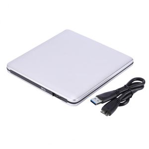 Freeshipping USB 3.0 Unidad de DVD / CD-RW externa Grabadora Controlador portátil delgado para Netbook MacBook Laptop Desktop Unidades ópticas externas