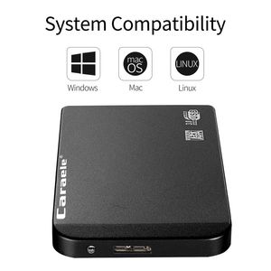 Caja de discos duros externos USB 3,0 HDD, caja de discos duros externos de 2,5 pulgadas para ordenador portátil de escritorio, servidor de disco duro HD