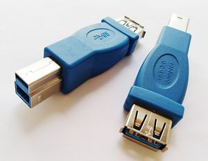 Connecteurs USB, USB3.0 A femelle vers type B mâle adaptateur d'imprimante SuperSpeed convertisseur de prise/10 pièces