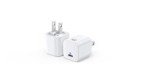 USB C 20W Cargador rápido Mini cargadores de pared Bloque para iPhone Samsung Cables de datos no incluidos