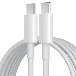 Câble USB-C pour Apple iPhone 15 Pro Max PD 20W charge rapide pour Huawei Xiaomi Samsung Type C câble blanc accessoires