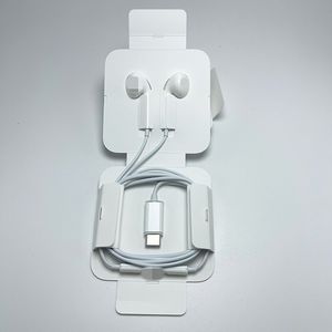 Écouteurs USB-C 1 pour 15 15Pro max, écouteurs intra-auriculaires avec micro à distance, boîte de vente au détail
