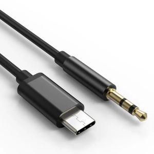 USB C à 3,5 mm AUX casques de type C Cables Audio Cables Jack Adaptateur Mélange Couleur pour Samsung Mate 20 P30 Pro LG S20 Plus Huawei Téléphones Aux Cordon
