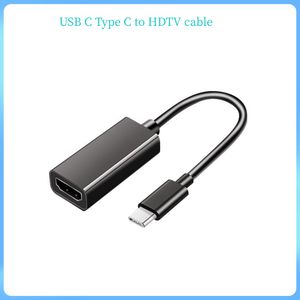 USB C Type C vers hdtv femelle compatible-câble HDMI adaptateur 4K MAC Samsung huawei PC