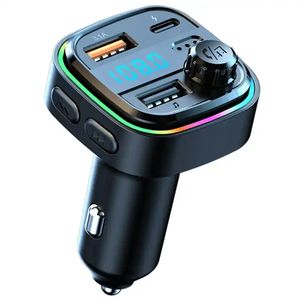 Chargeur de voiture Usb, transmetteur Fm sans fil, modulateur d'autoradio, lecteur Mp3, adaptateur de chargeur rapide pour voiture