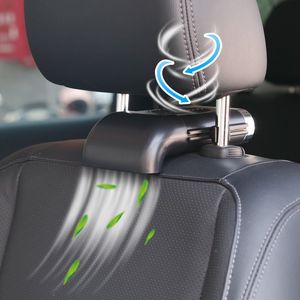 Ventilateur de voiture USB silencieux charge sans fil refroidisseur magnétique 3 vitesses réglable siège arrière de voiture universel accessoires de refroidissement automatique-ventilateur