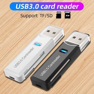 USB Card Reader 3.0 TF SD Card Reader 2 in1 Cardreader Adapter PC Laptop Smart Memory Card Reader MicroSDXC Rider Adaptor