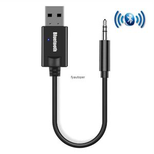 Cargador USBReceptor Bluetooth Kit de coche Mini USB Jack de 3,5 mm Audio auxiliar Adaptador de dongle de música MP3 automático para teclado inalámbrico Altavoz de radio FM