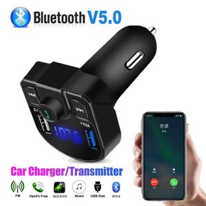 USB Chargerusb AUX Wireless Bluetooth Car Kit Handsfree 3.1a Double USB Chargeur T￩l￩phone Poule Cigarette TF Carte TF TF 3,5 mm Transmetteur FM