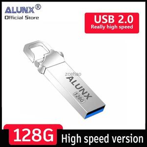 Clés USB ALUNX 100% véritable clé USB 128 go clé USB 32 go 4 go clé USB en métal 128 go clé USB 64 go 8 go clé USB 16 go