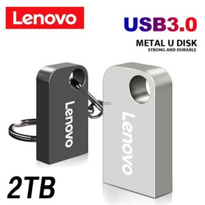 USB Flash Drives Mini Lenovo Pen Drive 2TB 1TB 512GB Memory Portable Waterproof U Disk High-Speed USB3.0 Data Transmission Metal USB Flash Drive