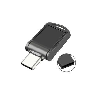 Usb Flash Drives Otg Type C Pen Drive Mini Metal Memory Stick 32Gb Disk 128Gb 64Gb Pendrive For Smartphone Drop Delivery Computers Net Dhbbf