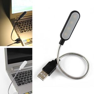 Lampada da tavolo USB pieghevole mini lampada da lettura a LED Lampada da tavolo per notebook portatile Luci per decorazione da scrivania Illuminazione della tastiera del PC