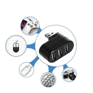 USB Hub 2.03.0 Adapter Rotate High Speed U Disk Reader Splitter 3 Ports USB for Computer PC Laptop Mac Mini Accessories