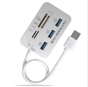 USB Hub 3.0 Type C Hub USB 3.0 Splitter 3 Ports Multi USB-C HUB Multiple SD/TF Speed Card Reader For PC Laptop