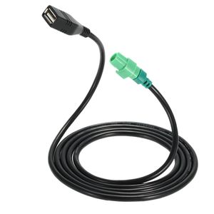 Câble d'entrée USB Faisceau de câbles Lecteur CD Adaptateur auxiliaire pour BMW Série 3 5 E90 E91 E92