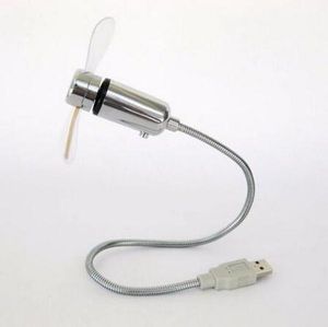 Mini ventilador flexible del reloj del tiempo LED del USB con la tienda fresca 8 de la venta al por mayor del artilugio de la luz del LED