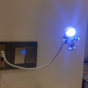 USB Night Light LED Astronaut Lamp Desk Lamp Flexible Nightlight 5V Reading Table Space Man Decoration For Laptop