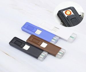 USB rechargeable allume-cigare double face bobine de chauffage mince allume-cigare électrique super léger en plastique charge briquet cost6906165