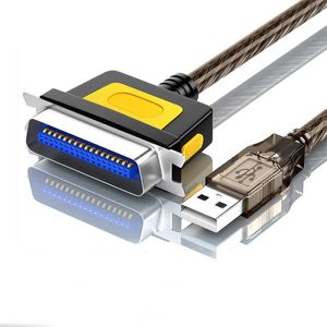 Câble d'impression USB vers port parallèle, câble d'impression USB vers 1284, 36 broches LPT, câble de données pour ancienne imprimante