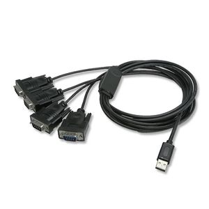 Câble de port série USB vers RS232, un glisser quatre, 4 * rs232COM, adaptateur de port série multiple, puce FTDI
