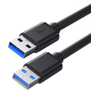 Cable de extensión USB a USB tipo A macho a macho USB3.0 extensor para radiador disco duro TV Box extensión de Cable USB 1M 2M 3M