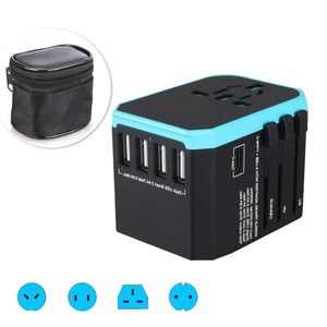 Adaptateur de voyage USB Câble d'alimentation universel Adaptateur de prise Chargeur Adaptateur mondial Prises électriques murales Convertisseur de prises pour téléphones mobiles Ukvg